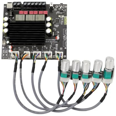 Huudngeje ST21PRO Bluetooth Digital Audio Power Amplifier Board 2.1 Channel 100Wx2+200W Subwoofer TPA3221 Exceeds 3116 C