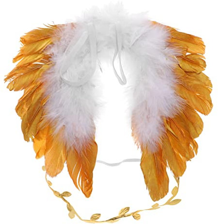 VALICLUD 1juego Decoración De Alas De Ángel y Diadema Elegantes Para Fotografía De Bebés y Disfraces De Cosplay