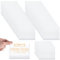 Oruola 50pcs Label Holders Adhesive Shelf Tags,Drawer Labels Holder,8 X 10 Cm Removable Adhesive Pockets,Plastic Labels Holder for Supermarket Bookshelf Library Shelves Storage Business Kitchen