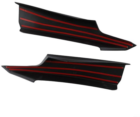 Hochleistungs-Frontlippe Stoßstangen-Spoiler für BMW F30 M Sportmodelle, inklusive linker und rechter Seitensplitter für verbesserte Optik (Schwarz)