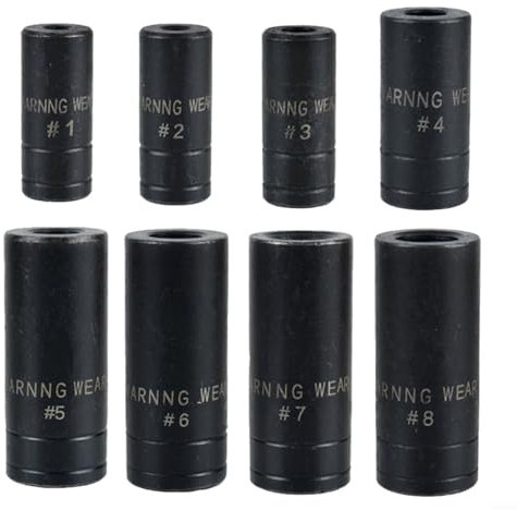 HOHOVYVY Juego de llaves de vaso para machos de roscar, 8 unidades, 1/4,3/8, para reparación de coches y casas