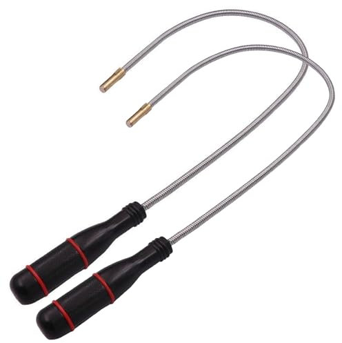 2 PCS 60cm Herramientas de Recogida Magnética Flexible, Iman Telescopico, Varilla Magnética, Elevador Magnético para Taller, Ideal Para Recoger Piezas Metálicas En Espacios Reducidos