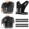 ZYNERY Gilet de Running Réfléchissant Homme/Femme avec Poche Téléphone et Porte-Bouteille - Respirant pour Course à Pied, Trail, Cyclisme - Sécurité Nuit/Matin