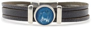 QOSS Armband NAOMI vintage schwarz saphirblau