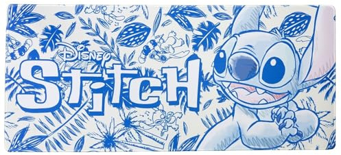 Disney Lilo & Stitch XL Gaming Mousepad, großes Mauspad 79 x 35 cm, Schreibtischunterlage mit Stitch Motiv, Desk Mat für Gaming, Büro & Homeoffice