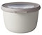 Mepal - Bol multi-usage Cirqula - Nordic white - capacité 500 ml - couvercle amovible - incassable - étanche – stockage au congélateur, stockage à froid – passe au lave-vaisselle