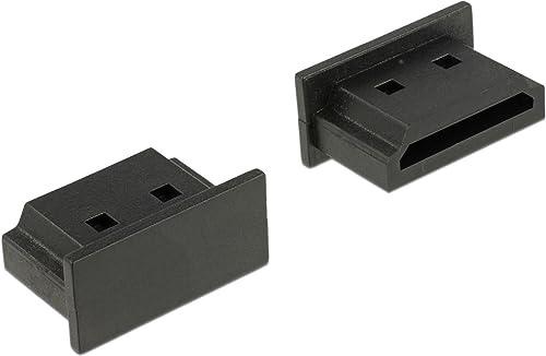 Delock 64030 Staubschutz für HDMI A Buchse ohne Griff 10 Stück Schwarz