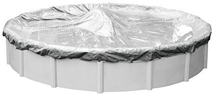 Robelle 5515-4ROB Pool Cover for Winter, Dura-Guard Silver, 15 ft Above Ground Pools