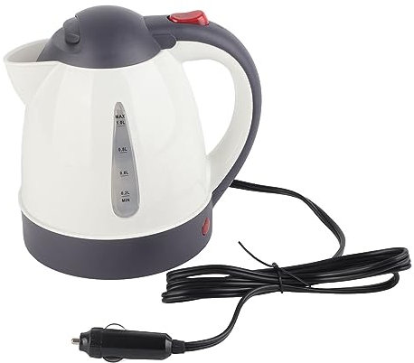 Hervidor de Agua Eléctrico, Coche Botella de Calentador de Agua Confiable de 1000ml 24V Viaje Camión de Calderas de Viaje para Recorridos Autoguiados, Hogar, Oficina y Viajar