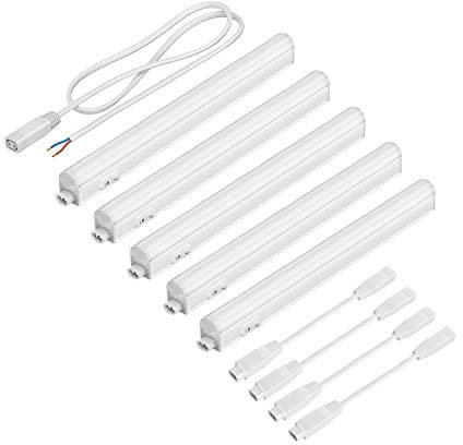 parlat LED Unterbau-Leuchten Rigel, je 31,3cm (warmweiß, 19,3W, je 397lm, 130°) 5er Set