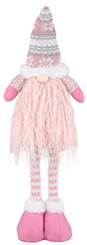EKKONG Ostern Weihnachten Deko Wichtel 57 cm Hoch,Schwedischen Weihnachtsmann Santa, Schwedische Wichtel Santa Dolls, Süße Weihnachten Figur aus Weihnachtsfigur Dwarf Weihnachts Deko (Pink)