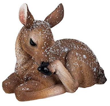 REH Kitz Rehkitz Kind Hirsch Kuh Rentier Bock Elch Geweih Deko Figur Skulptur