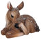REH Kitz Rehkitz Kind Hirsch Kuh Rentier Bock Elch Geweih Deko Figur Skulptur
