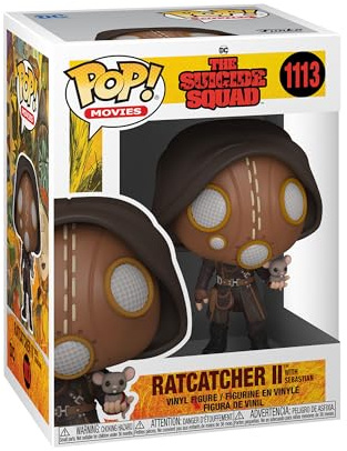 Funko POP! Movies: TSS - Ratcatcher II mit Sebastian - Suicide Squad 2 - Vinyl-Sammelfigur - Geschenkidee - Offizielle Handelswaren - Spielzeug Für Kinder und Erwachsene - Movies Fans