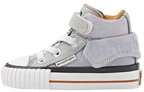 British Knights ROCO Sneaker, Hellgrau Cognacfarben, 20 EU