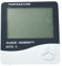 Igrometro digitale LCD di temperatura di umidità misuratore di temperatura temperatura ambiente serra monitor termometro interno, promemoria orologio, monitor monitor di temperatura desktop (HTC-1)