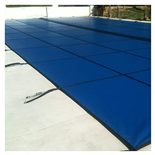 Pool Cover Poolabdeckplane Schwerlast Sicherheit eingelassene Poolabdeckung, Groß Rechteck Winter In-Boden-Swimmingpool-Sicherheitsabdeckung, Blaues Netz, 1m/2m/3m/4m/5m/6m/7m/8m/9m/10m lang, Benutzer