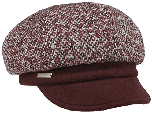 Seeberger Ramonetta Ballonmütze Schirmmütze Damencap (One Size - Bordeaux)