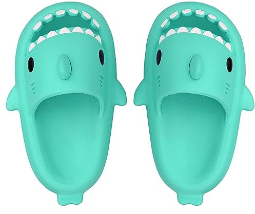 Ciabatte Squalo Ragazzi Ragazze Scarpe da Spiaggia e Piscina Cartone Estive Open Toe Bambini Pantofole da Bagno Interno E da Esterno