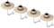 SYCARPET Mini Travertine Round Couchtisch moderner Tisch für Wohnzimmer kleine Räume, 35 cm Akzent Kaffeetische für Outdoor Cafe Milk Tea Shop