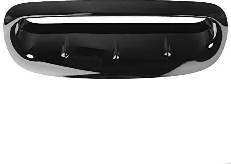 Rejilla de ventilación frontal para capó de aire para Mini Cooper S R53 R50 2002-2005, aspecto de carbono, negro brillante