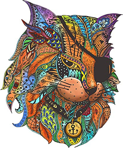 Eureka Rainbow Wooden Puzzel Piraten Kat