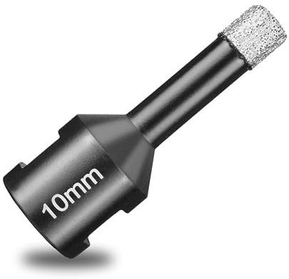 M14 Diamond Drill Bit 10mm, Porcelain Tile Drill Bit, Vacuum Brazed Diamond Tipped Drill Bits, Tile Drill Bits, Granite Ceramic Marble Tile Stone Glass Drill Bit Suitable For Angle Grinders