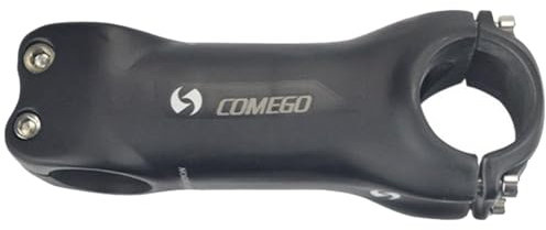 FukkeR 17 Grados Potencias Bicicleta 31.8mm Vástago Bici Adaptador De Carbono 70/80/90/100/110/120/130mm para MTB Horquilla 1-1/8'' BMX XC Am FR DH Ciclismo (Color : Black, Size : 90mm)