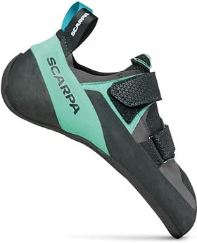 Scarpa Arpia V Lv Blau-Grau - Vielseitiger komfortabler Kletterschuh, Größe EU 40 - Farbe Shark - Aqua