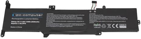 IPC-Computer batteria compatibile con Lenovo IdeaPad 3-15ADA05 (81W1), 3-14ADA05 (81W0), 3-14IIL05 (81WD), 3-14IML05 (81WA) - L19D3PF5 da 54Wh