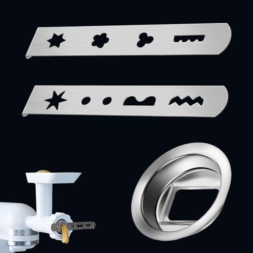 ANBOO Hachoir à viande avec 8 moules pour hachoir à viande KitchenAid et Westmark - Accessoires de pâtisserie de Noël