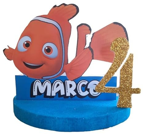 Tischdekoration aus Polystyrol mit Name und Nummer für Partys, Geburtstag, Geburt, Taufe