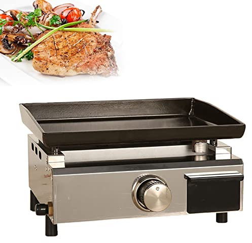 Parrilla De Gas Para Barbacoa, Quemadores, Máquina De Bistec Glp, Placa De Cocina De Hierro Fundido, Parrilla Para Exteriores, Mesa Portátil Grande, Plancha De Acero Antiadherente, Placa De Cocina Te