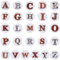WEWAYSMILE 26 pièces A-Z Perles Lettre En Silicone, Perles Lettres Rondes En Silicone, Perles Focales En Silicone En Vrac, Pour Fabrication Bijoux Lanière Collier Porte-Clés Bracelet Bricolage