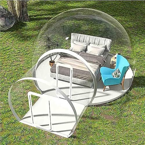 KEuLen Aufblasbares klares Blasenhaus, Ballon Outdoor Camping Bubble Hotel/mit Haartrockner Bubble Zelt Camping Bubble Tree House(300cm)