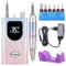 Delanie Nail Drill, 35000 RPM Electric Nail Files Rechargeable Portable E File Kit with 6 Drill Bits for Acrylic Nails and Gel Nails Gradient Pink