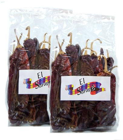Chile Guajillo Seco, 100% Mexicano - Pack 2 uds. 100 gr. cada uno