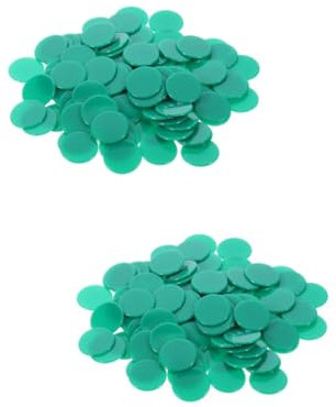 WOONEKY 200stücke Bunte Bingo Chips Doppelseitige Zählmarkierungen Für Spiele Für Lernspiele Und Partys Langlebig Und Einfach Zu Verwenden