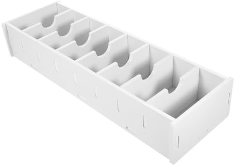 KICHOUSE Büroorganisator Ausweishalter Behälter Visitenkarten Büro Ort Office-karten-display-organizer Schreibtischhalter Ständer Für Namenskarten Tischständer Inhaber Regal Bambus Weiß