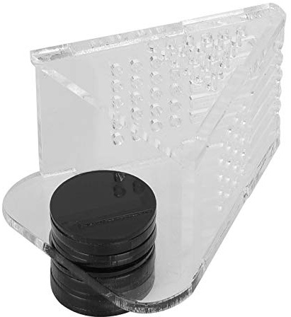 Acrylfischfutter, Magnetischer Aquariumkegel Rotem Feeder V Form Shrimp Feeder mit Pinzette für Fische, Kleiner Größe Nimmt Nicht Viel Platz EIN, Bequem für Konzentrierte Fütterung,