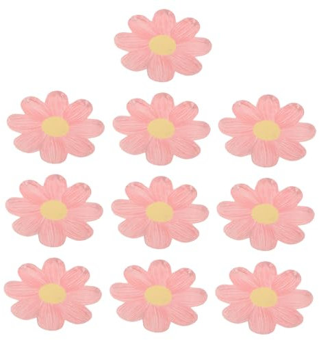 Sosoport 10 Piezas Platos Desechables de Flores de Margarita Cumpleaños Showers y Picnics y Limpieza