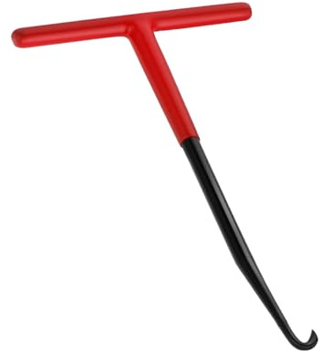 Auspuff Federhaken,T Haken Federzieher,Federzieher aus Stahl,T-Griff Motorrad Werkzeug mit Gummibeschichtung,Auspuff Federhaken Metall,für Roller,Motorräder,Fahrräder,Trampoline Werkzeug