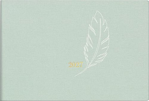 rido/idé 7017515027 Taschenkalender Mod. Septimus 2027 Feather A6 quer, Textil