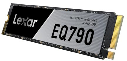 Lexar EQ790 2 to NVMe SSD M.2 2280 PCIe Gen4x4 Disque SSD Interne, Jusqu'à 7 000 Mo/s en Lecture, Stockage Haute Vitesse Compatible avec PS5, Ordinateur de Bureau et Portable