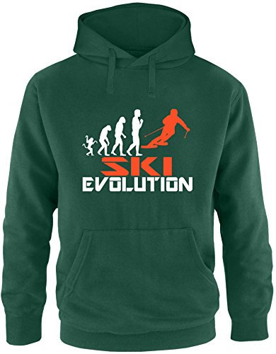 EZYshirt® Ski Evolution Herren Hoodie