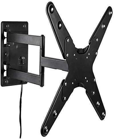 Mount-It! Lockable RV TV Mount 23-55 Inch, Full Motion RV TV Wall Mount for Camper & Travel Trailer, Quick Release Locking Arm RV TV Bracket, Heavy Duty VESA 75x75-400x400, 77 lb