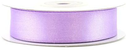 Satinband 18mm x 25m Rolle - FARBAUSWAHL in 3/6/12/18/25/38/50/75/100mm - farbecht & waschbar - Schleifenband für Hochzeit - Geschenkband zum Verpacken Dekorieren Basteln - Flieder 462H