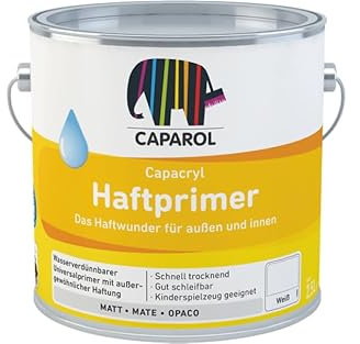 Caparol Haftprimer 10 Litres White | Adhesion Primer | Interior, Exterior Quick Drying Primer | Non Toxic