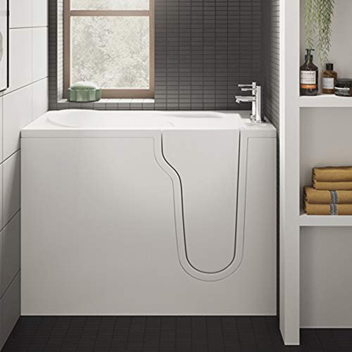 Sitz Badewanne mit Tür, 127x66cm, FREEDOM Rechts