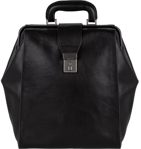Time Resistance Herren Rucksack aus Leder - Handgefertigt in Italien - 100% Lederrucksack - Vintage Rucksack Damen und Herren